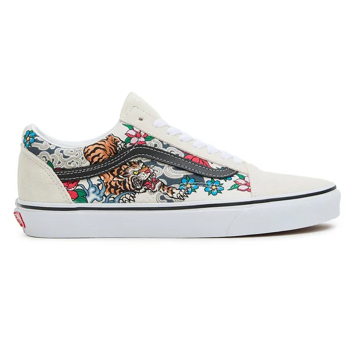 Vans Lowtop Shoes Women Old Skool Tiger Floral Shoes Multicolour