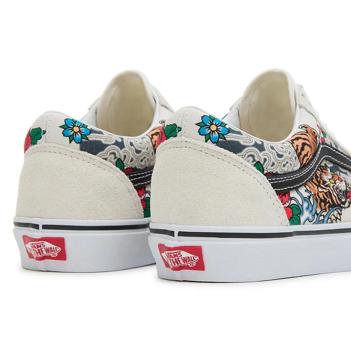 Vans Lowtop Shoes Women Old Skool Tiger Floral Shoes Multicolour