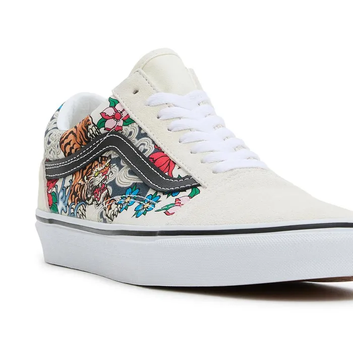 Vans Lowtop Shoes Women Old Skool Tiger Floral Shoes Multicolour