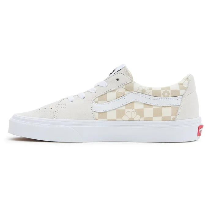 Vans Lowtop Shoes Women Sk8Low Floral Check Shoes White