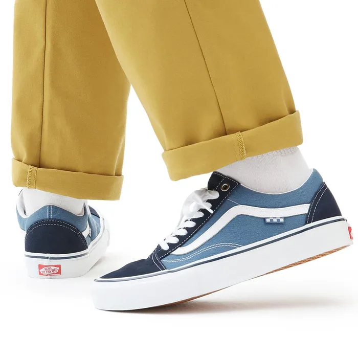 Vans Lowtop Shoes Women Skate Old Skool Shoes Blue