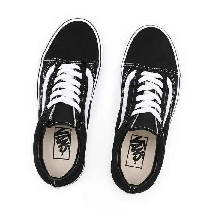 Vans Platform Shoes Women Platform Old Skool Shoes Black