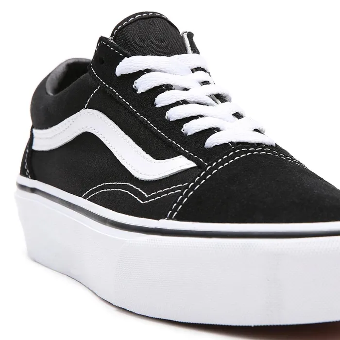 Vans Platform Shoes Women Platform Old Skool Shoes Black