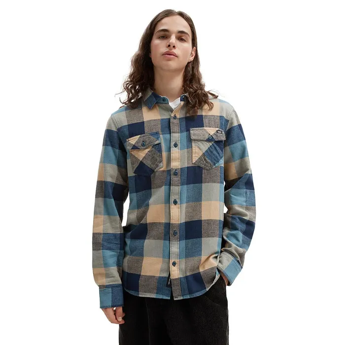 Vans Shirts Men Box Flannel Woven Shirt Blue
