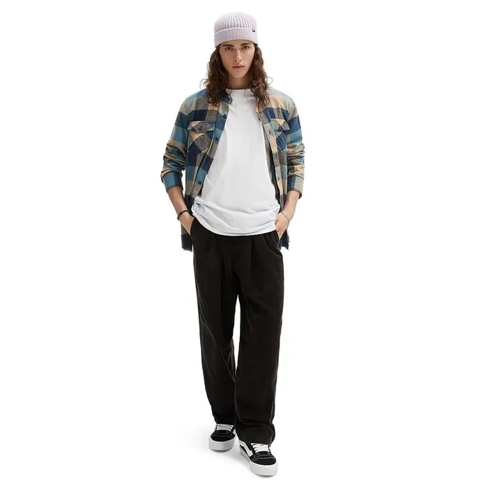 Vans Shirts Men Box Flannel Woven Shirt Blue