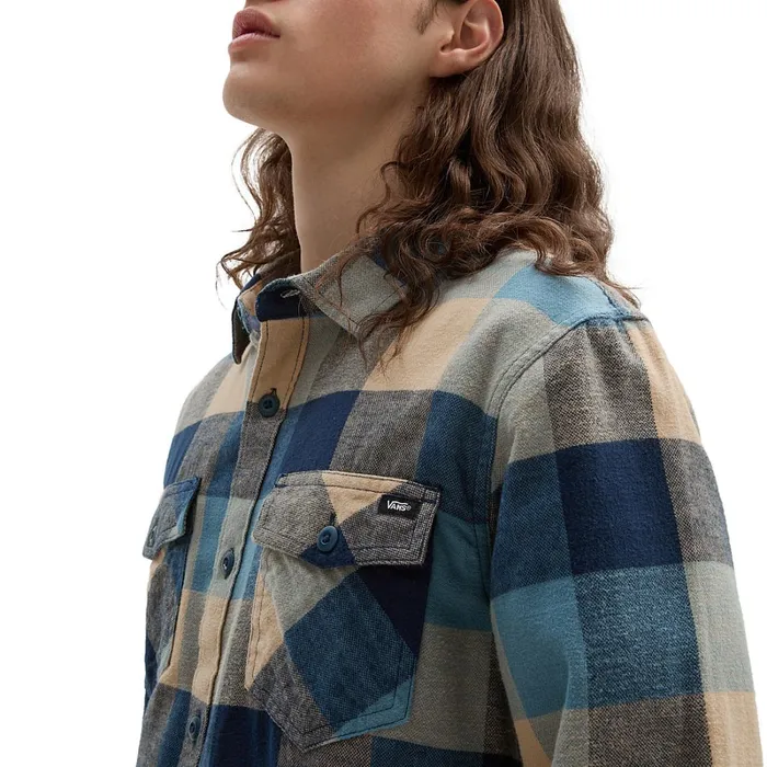 Vans Shirts Men Box Flannel Woven Shirt Blue
