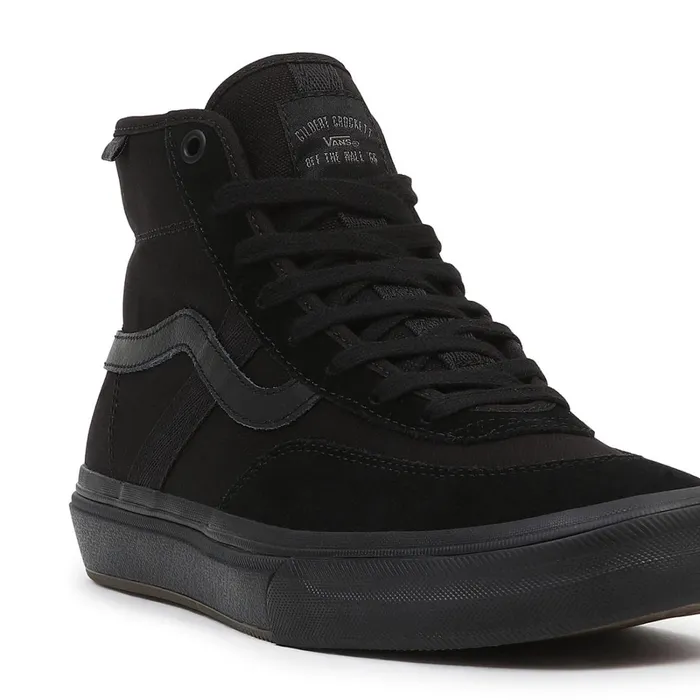 Vans Skate Shoes Women Crockett High Shoes Black