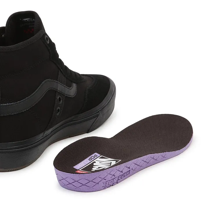 Vans Skate Shoes Women Crockett High Shoes Black