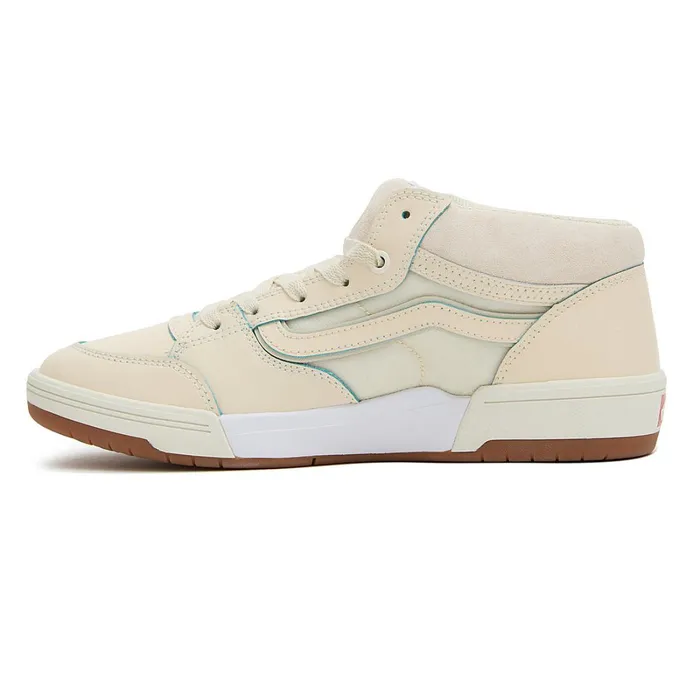Vans Skate Shoes Women Zahba Mid Shoes White