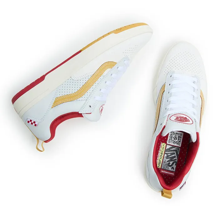Vans Skate Shoes Women Zahba Vintage Sport Shoes White
