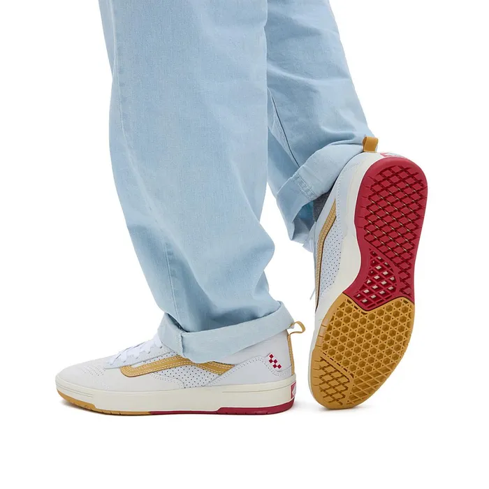 Vans Skate Shoes Women Zahba Vintage Sport Shoes White