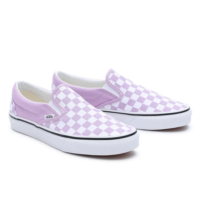 Vans Slipon Shoes Men Color Theory Classic SlipOn Shoes Purple