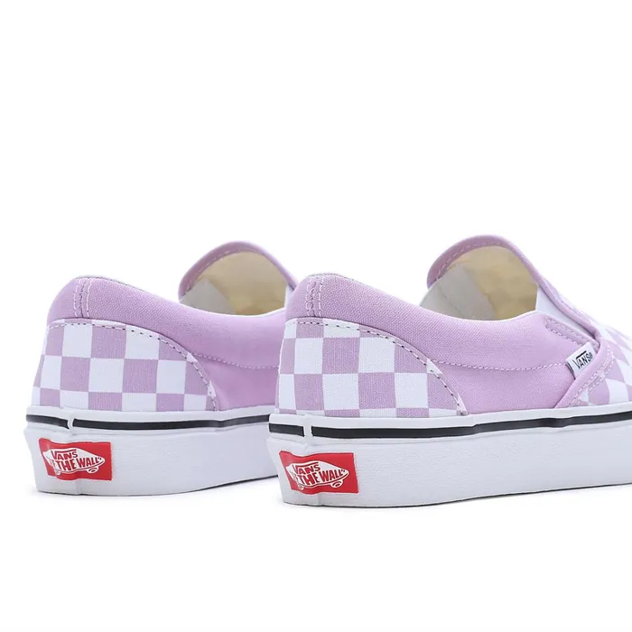 Vans Slipon Shoes Men Color Theory Classic SlipOn Shoes Purple