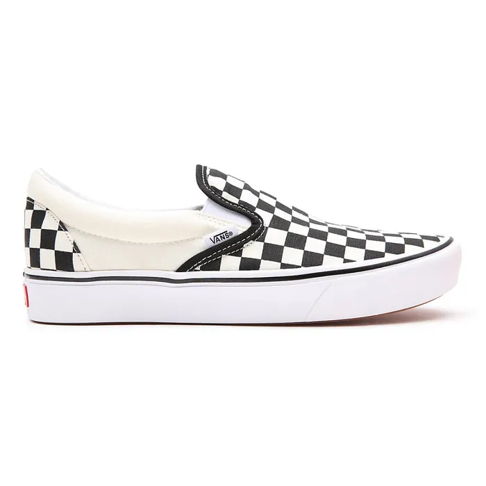 Vans Slipon Shoes Women Comfycush SlipOn Shoes Black White