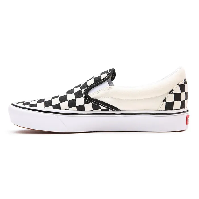 Vans Slipon Shoes Women Comfycush SlipOn Shoes Black White