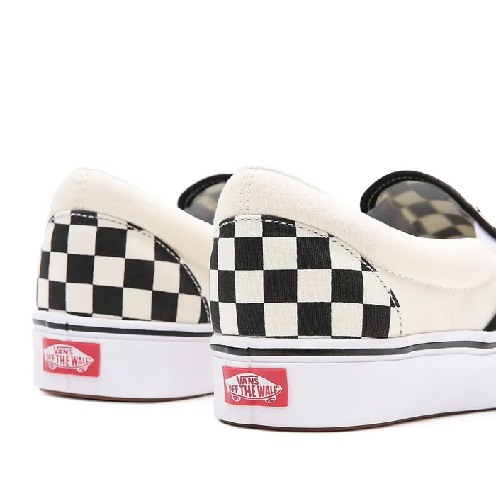 Vans Slipon Shoes Women Comfycush SlipOn Shoes Black White