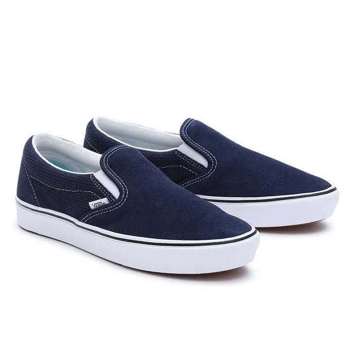 Vans Slipon Shoes Women ComfyCush SlipOn Shoes Blue