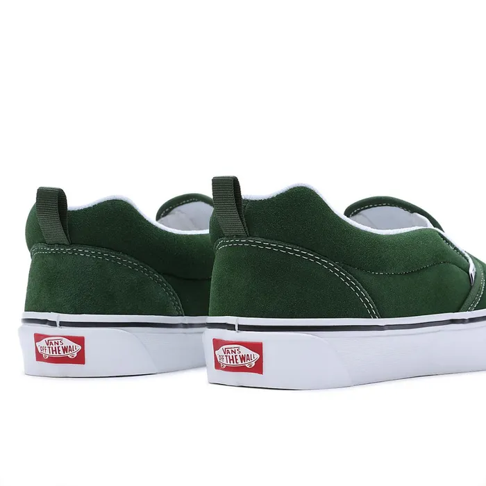 Vans Slipon Shoes Women Knu Slip Shoes Green White