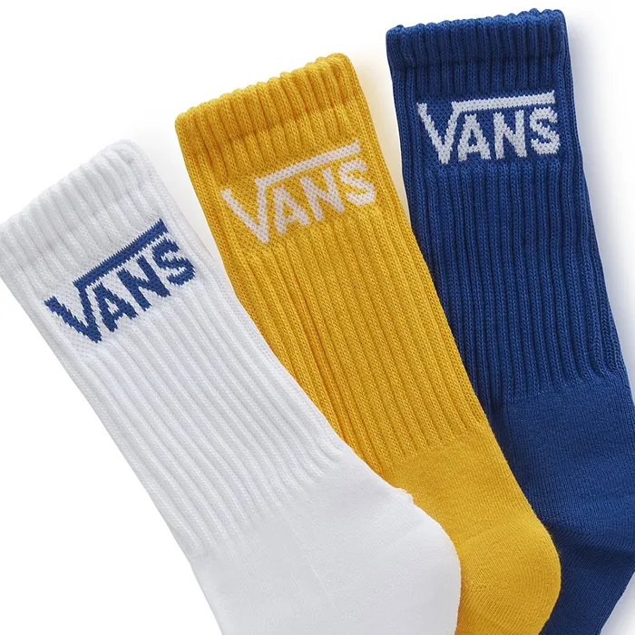 Vans Socks Kids Classic Crew Socks 3 Pairs Blue