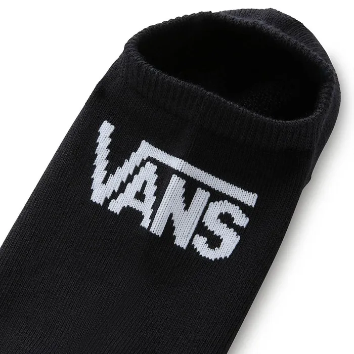 Vans Socks Kids Classic Kick No Show Socks 3 Pairs Black