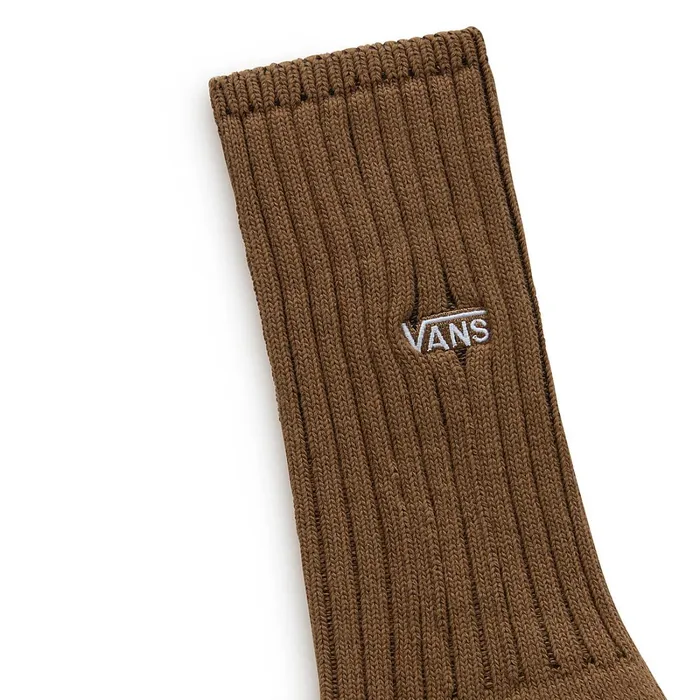 Vans Socks Men ComfyCush Crew Socks 1 Pair Brown