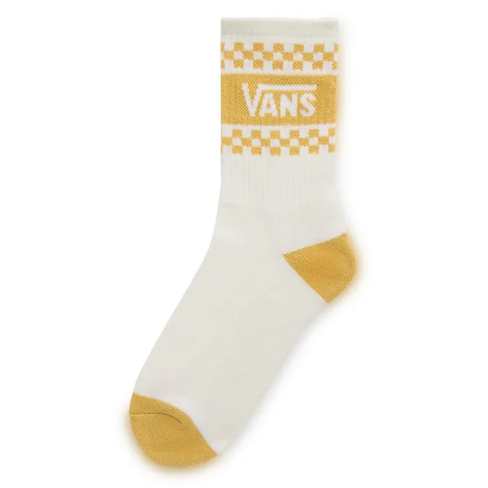 Vans Socks Women Girl Gang Crew Socks 1 Pair Yellow