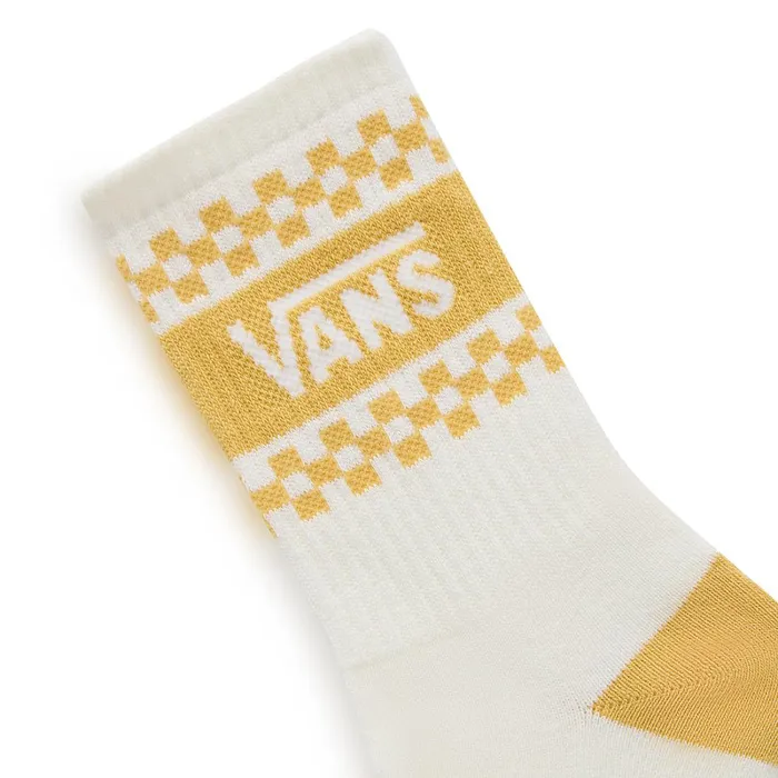 Vans Socks Women Girl Gang Crew Socks 1 Pair Yellow