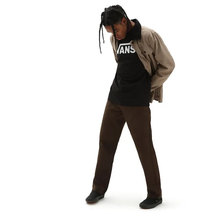 Vans Tshirts and Tanks Men Classic Long Sleeve TShirt Black White