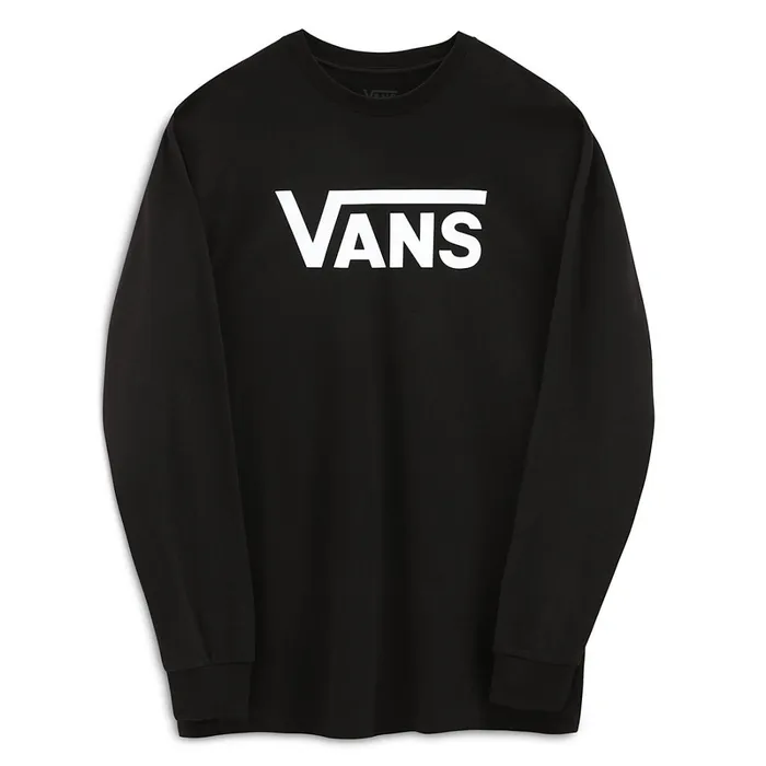 Vans Tshirts and Tanks Men Classic Long Sleeve TShirt Black White