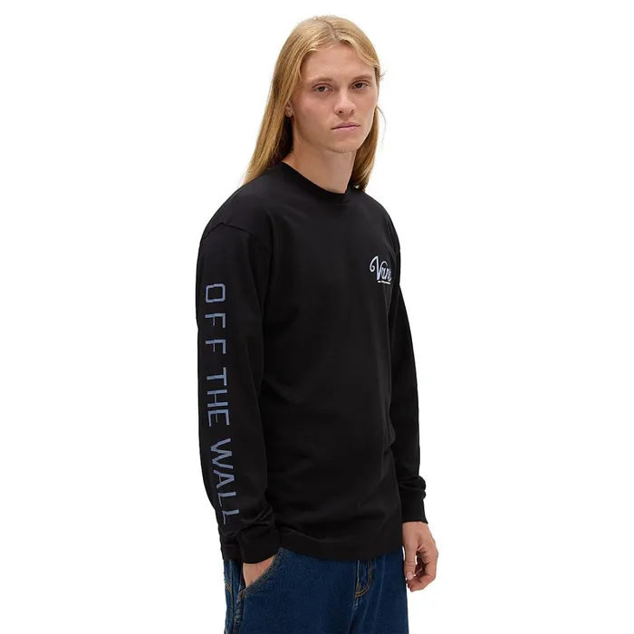Vans Tshirts and Tanks Men Great View Long Sleeve TShirt Black