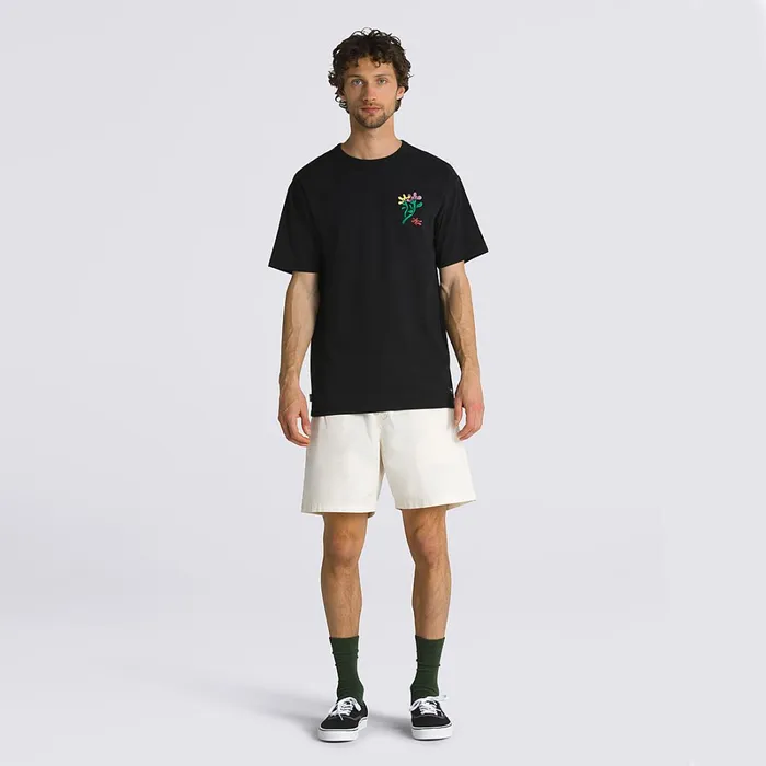 Vans Tshirts and Tanks Men Hannah Eddy Off The Wall TShirt Black