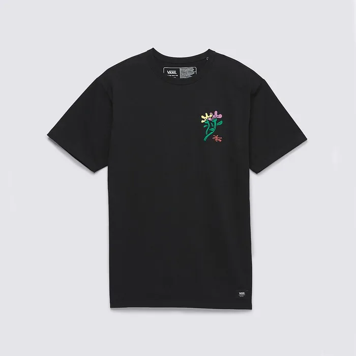 Vans Tshirts and Tanks Men Hannah Eddy Off The Wall TShirt Black