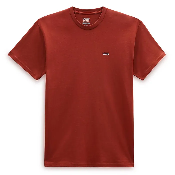 Vans Tshirts and Tanks Men Left Chest Logo TShirt Brown
