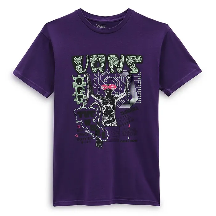 Vans Tshirts and Tanks Men Matrix Fly Vintage TShirt Purple