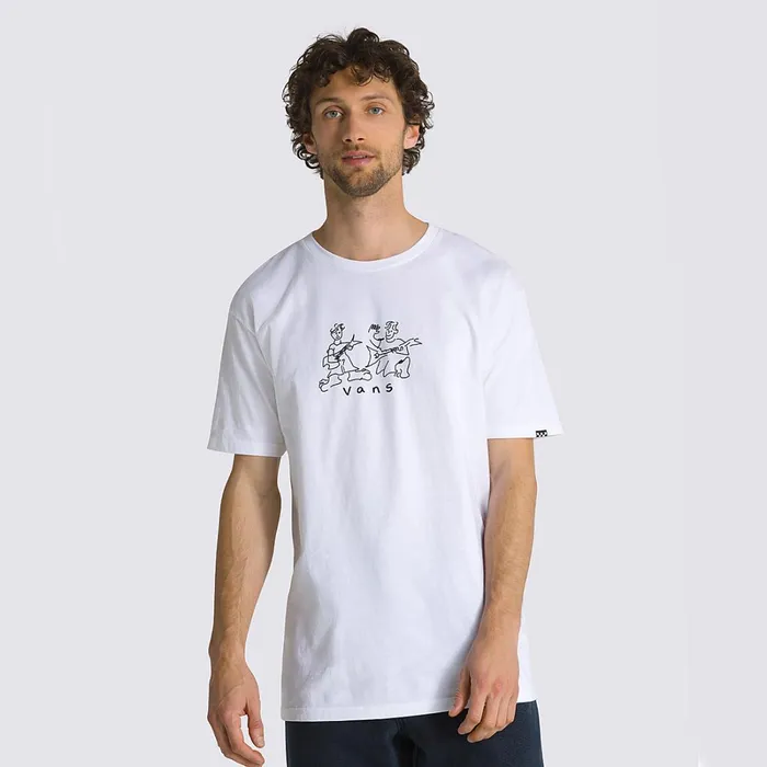 Vans Tshirts and Tanks Men Nick Michel TShirt White