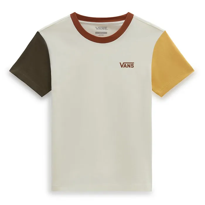 Vans Tshirts and Tops Women Colorblock Crew TShirt Multicolour
