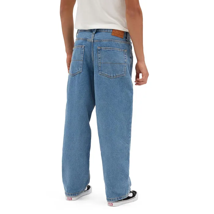 Vans Trousers and Jeans Men Check5 Baggy Denim Trousers Blue