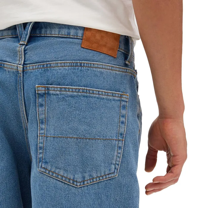 Vans Trousers and Jeans Men Check5 Baggy Denim Trousers Blue