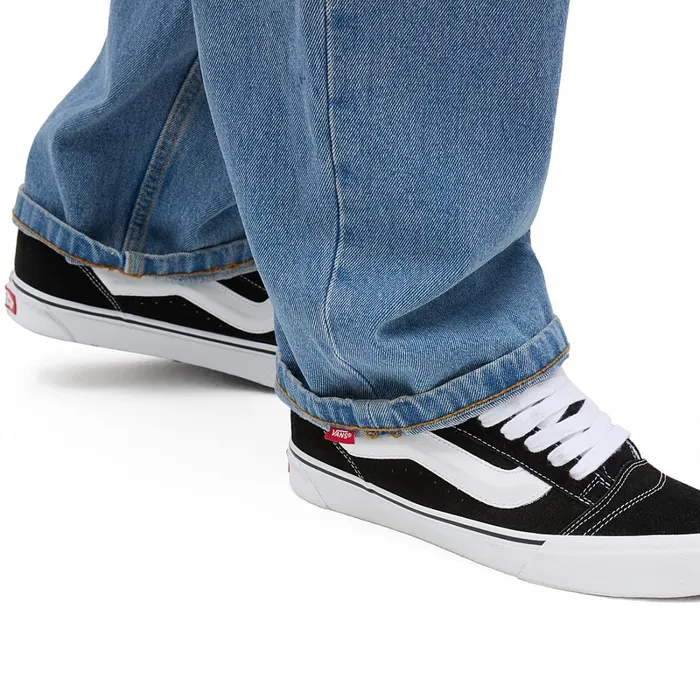 Vans Trousers and Jeans Men Check5 Baggy Denim Trousers Blue
