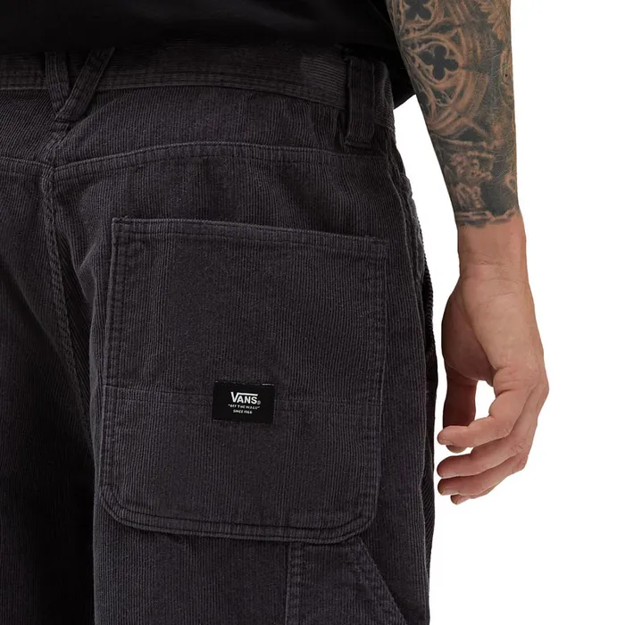 Vans Trousers and Jeans Men Drill Chore Loose Carpenter Corduroy Trousers Grey