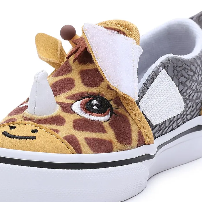 Vans View All Kids Toddler SlipOn V Rinoceraffe Shoes 14 Years Beige