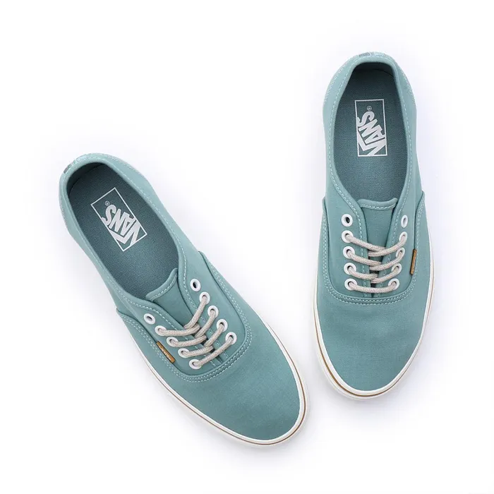 Vans View All Men Authentic Embroidered Check Shoes Green
