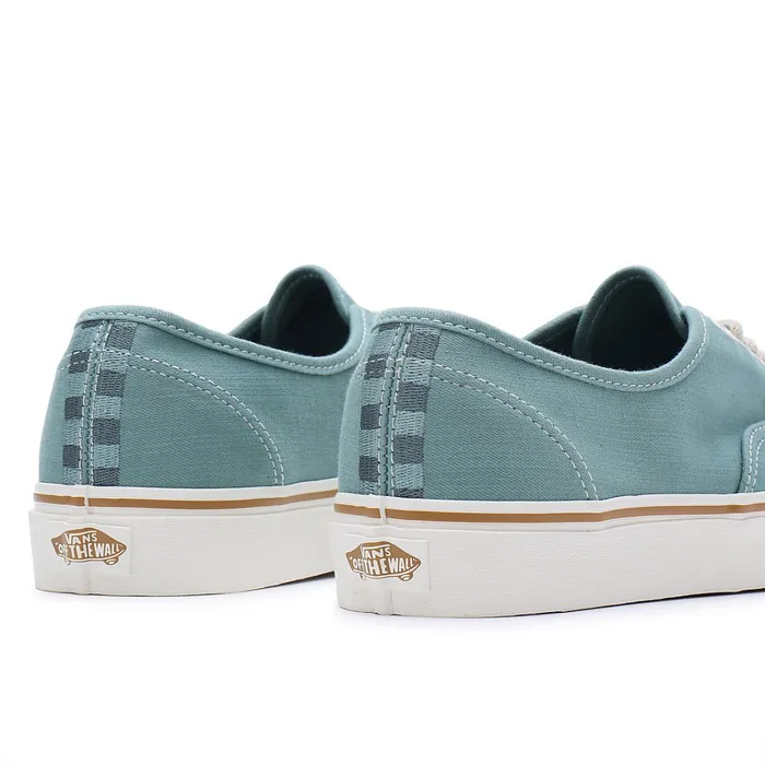 Vans View All Men Authentic Embroidered Check Shoes Green