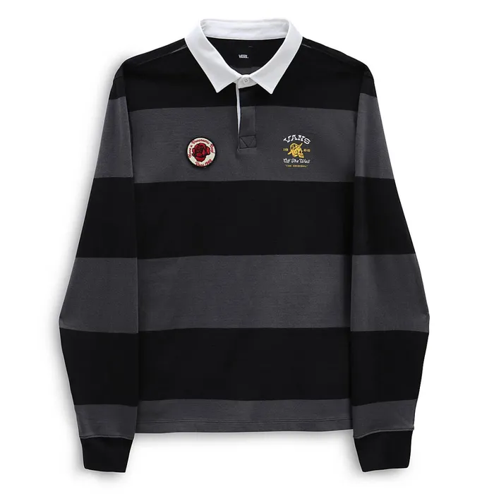 Vans View All Men Desert HiRugby Shirt Black