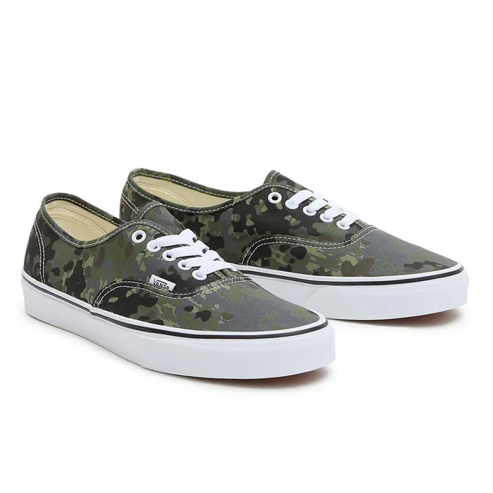 Vans View All Men Rain Camo Authentic Shoes Green Grey