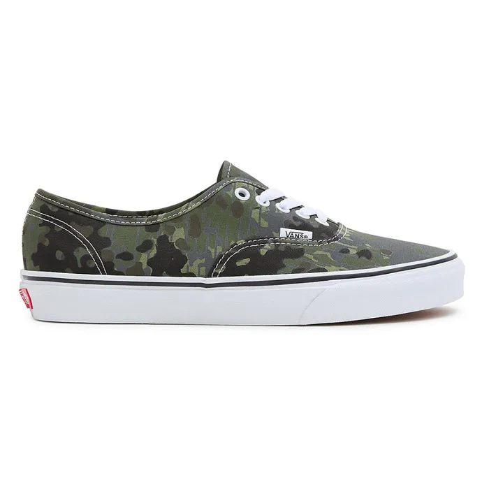Vans View All Men Rain Camo Authentic Shoes Green Grey