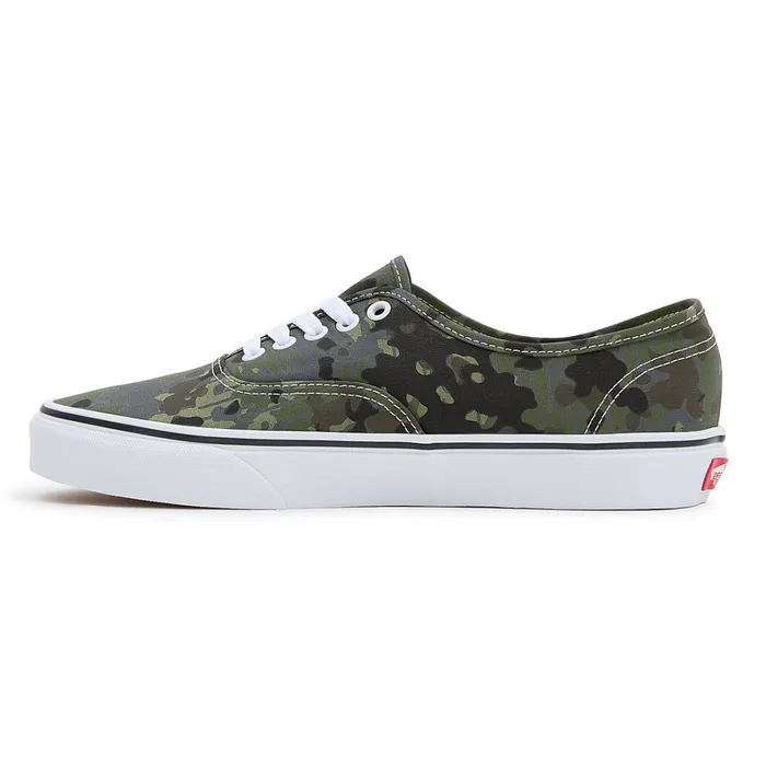 Vans View All Men Rain Camo Authentic Shoes Green Grey