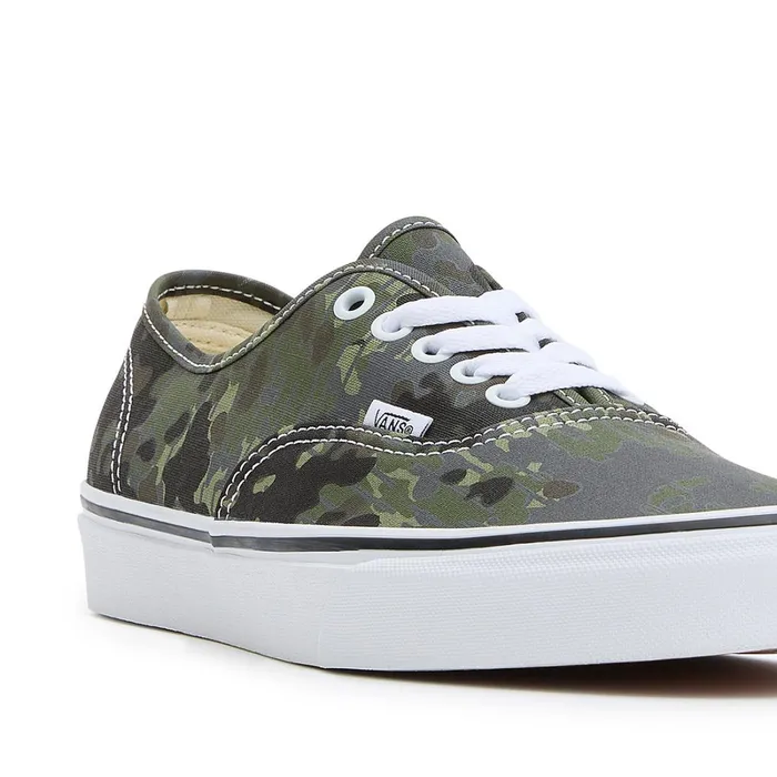 Vans View All Men Rain Camo Authentic Shoes Green Grey