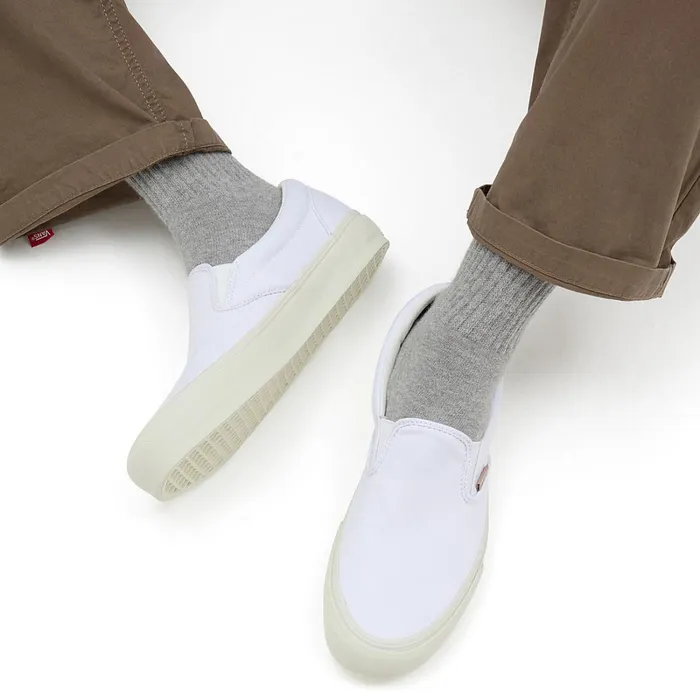 Vans View All Men Vault By X JJJJound Classic SlipOn LX Shoes White