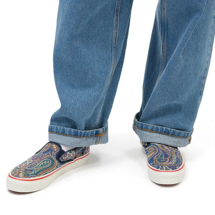 Vans View All Men Vault By X Nigel Cabourn OG Classic SlipOn LX Shoes Blue